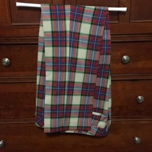 Lands End Plaid Pants